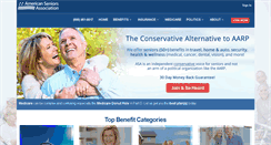 Desktop Screenshot of americanseniors.org
